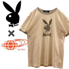 Playboy ヴィンテージリンガーTシャツ 70's~80's PlayBoy Ringer-Neck Tshirt Size M【0606A02下