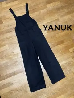 YANUK ヤヌーク　麻混サロペット　Sサイズ　日本製
