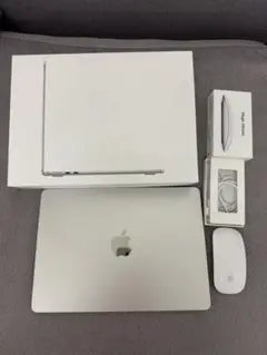 MacBook Air M4 16GBメモリ256GBマジックマウス付きケース付