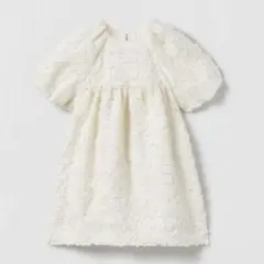 ZARA kids 新品 フェザーフラワーワンピース ザラ キッズ