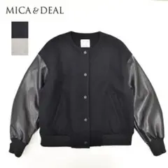 MICA & DEAL ブラック ジャケット MICA＆DEAL｜ノーカラーボックスジャケット | Rakuten Fashion