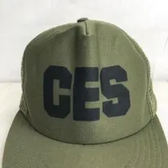 【アメリカ製】US古着　キャップ　メッシュキャップ　トラッカーキャップ　CES