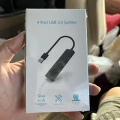 USB ハブ、oditton USB ハブ 3.0 4 ポート超フラット データ