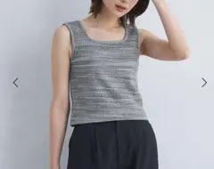 カスリテレコ ノースリーブ プルオーバー　グリーンレーベルリラクシング