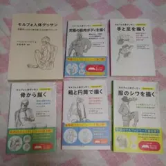 モルフォ人体デッサン　他計5冊