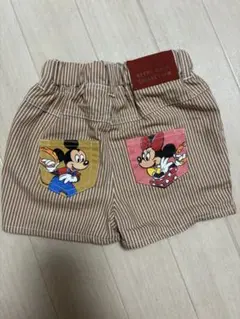 美品★リトシー　ディズニー　ハーフパンツ　短パンツ　ミッキーミニーDisney