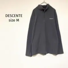 デサント 長袖トップス　ハーフジップアップ　M グレー　 926