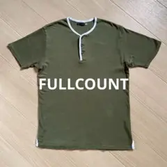 【美品】フルカウント ヘンリーネックTシャツ グリーン M キャピタル ショット