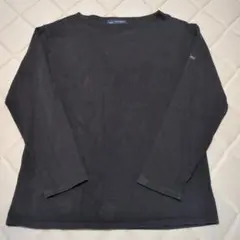 セントジェームス　ウエッソン　バスクシャツ　ボートネック　SOLID 黒