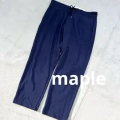 MELPLE（メイプル） トムキャット リラックスパンツ　ブルー　青