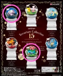 【新品】ポケモンテラリウムコレクション15 ミュウツー&フシギバナ 2点セット