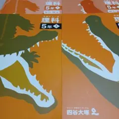 理科 5年生予習シリ－ズ 四谷大塚上下2冊セット