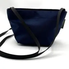 ✨美品✨【エルベシャプリエ】ショルダーバッグ　ネイビー　ナイロン　ミニショルダー