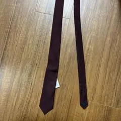 SAINT LAURENT サンローラン ネクタイ えんじ色