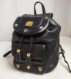 超希少!エムシーエム ミニリュック バックパック レザー スタッズ ヴィセトス