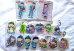 おそ松さん　松野カラ松　松野一松　松野チョロ松　アクリルキーホルダー16点セット