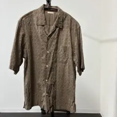 GU エンブロイダリーオープンカラーシャツ