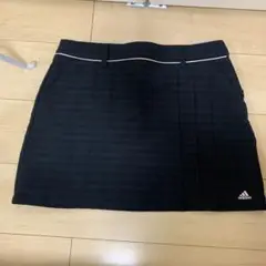 adidas ブラック ストライプ スカート OT/XG