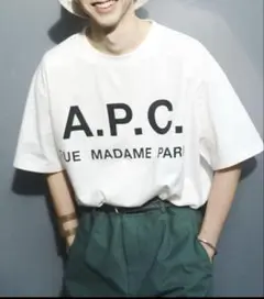 EDIFICE 【A.P.C./アーペーセー】ロゴプリント Tシャツ