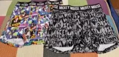 ディズニー　ミッキー　ヴイランズ　M　前閉じ　ボクサーパンツ　２枚セット　下着