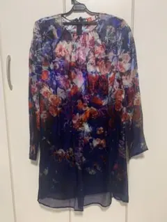 MSGM ドレス ワンピース フラワープリント made in Italy