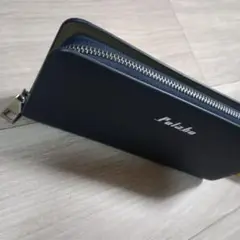 ネイビー 長財布