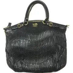 COACH 18643 マディソン ギャザードレザー リンジー ハンドバッグ