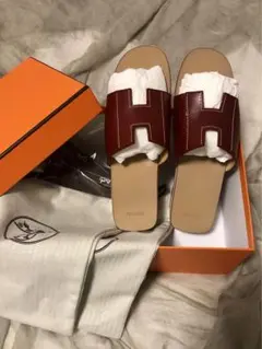 エルメス サンダル ケブラール サイズ38