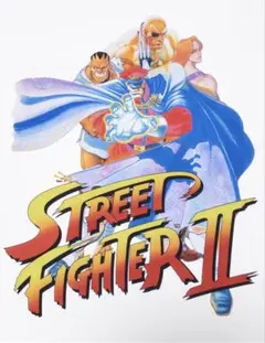 ストリートファイターII Tシャツ ホワイト　メンズ