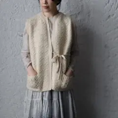 TOWAVASE トワヴァーズ カシミヤ カーディガンカシュクールベスト