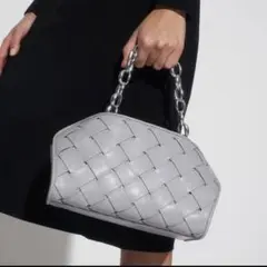 charlesu0026keith バッグ ウーブンショルダーバッグ