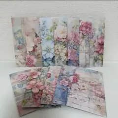 ミニ平袋　花柄　③