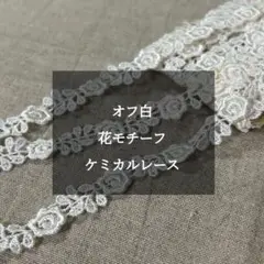 オフ白 ‐ ケミカルレース4m 現品のみ