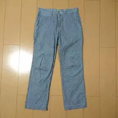 マーガレットハウエル MHL ist コラボ ヘンプ ヒッコリー パンツ