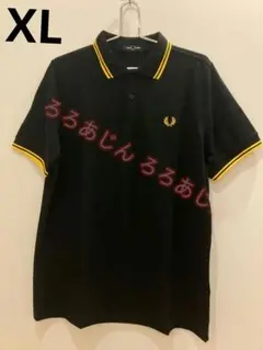 未使用新品 FRED PERRY ブラック ポロシャツ