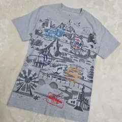 美品 ディズニーパークス Hanes コラボ 限定 Tシャツ 男女兼用 希少