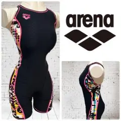 arena アリーナ 競泳水着 Lサイズ タフスーツ ハーフスパッツ オールイン