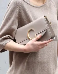 【極美品】Chloe クロエ C ショルダーバッグ