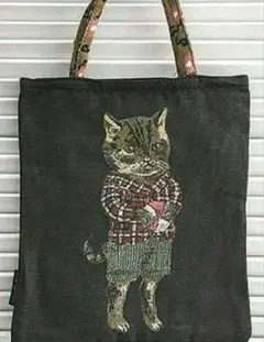 新品　ナタリーレテ　ミニバッグ　ミニトート　タビーキャット　猫　ねこ　ネコ