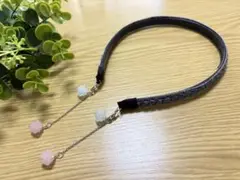 ピアスに見える⁈オシャレビーズ付きカチューシャ