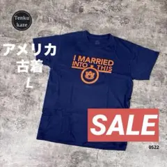 J-AMERICA アメリカ古着 コットンメンズプリントTシャツ L