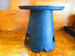 御玄猪　池坊　唐金製　立華　生花　ブロンズ色 御玄猪 池坊 唐金製 立華 生花 ブロンズ色