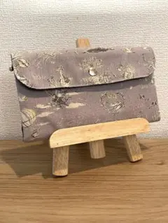 ハンドメイド　オズの魔法使い柄　通帳ケース　miyako kawaguchi