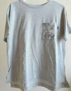 グレー　Ｔシャツ　猫