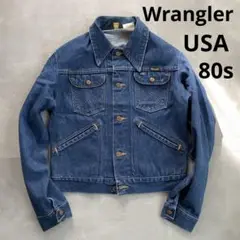 【USA製!】80s Wrangler Gジャン デニムジャケット Gジャン
