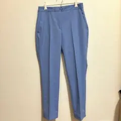 【美品】ZARA ライトブルー スリムフィットパンツ EU36