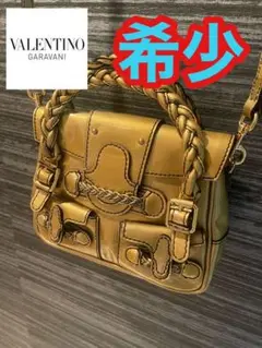 大幅値下げ VALENTINO ヴァレンティノ 2way ミニ ポーチ エナメル