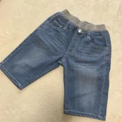 デニムブルー ハーフパンツ 120
