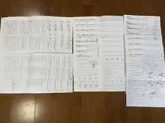 限定値下げ 浜学園 小4 Sクラス 夏期講習テスト 国語算数理科フルセット