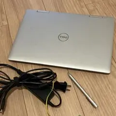 Dell Inspiron 2in1 ノートPC シルバー 純正タッチペン付き